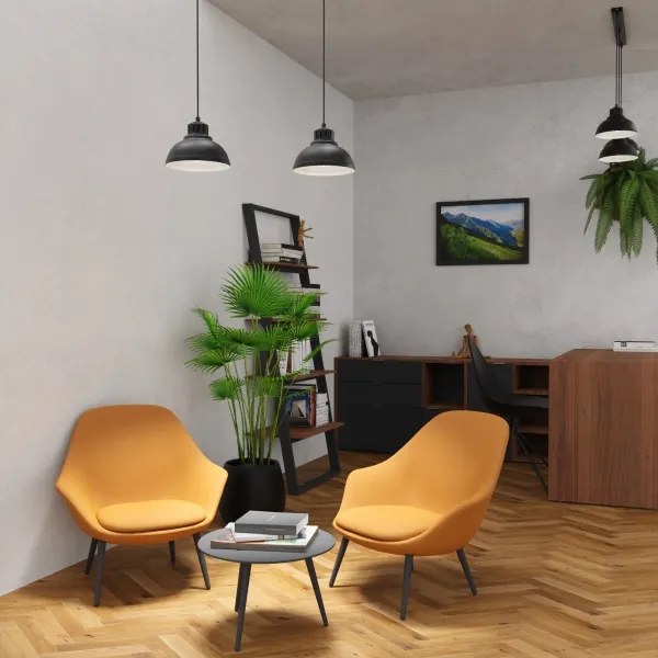 Csillár zsinóron SVEN 2xE27/15W/230V fekete