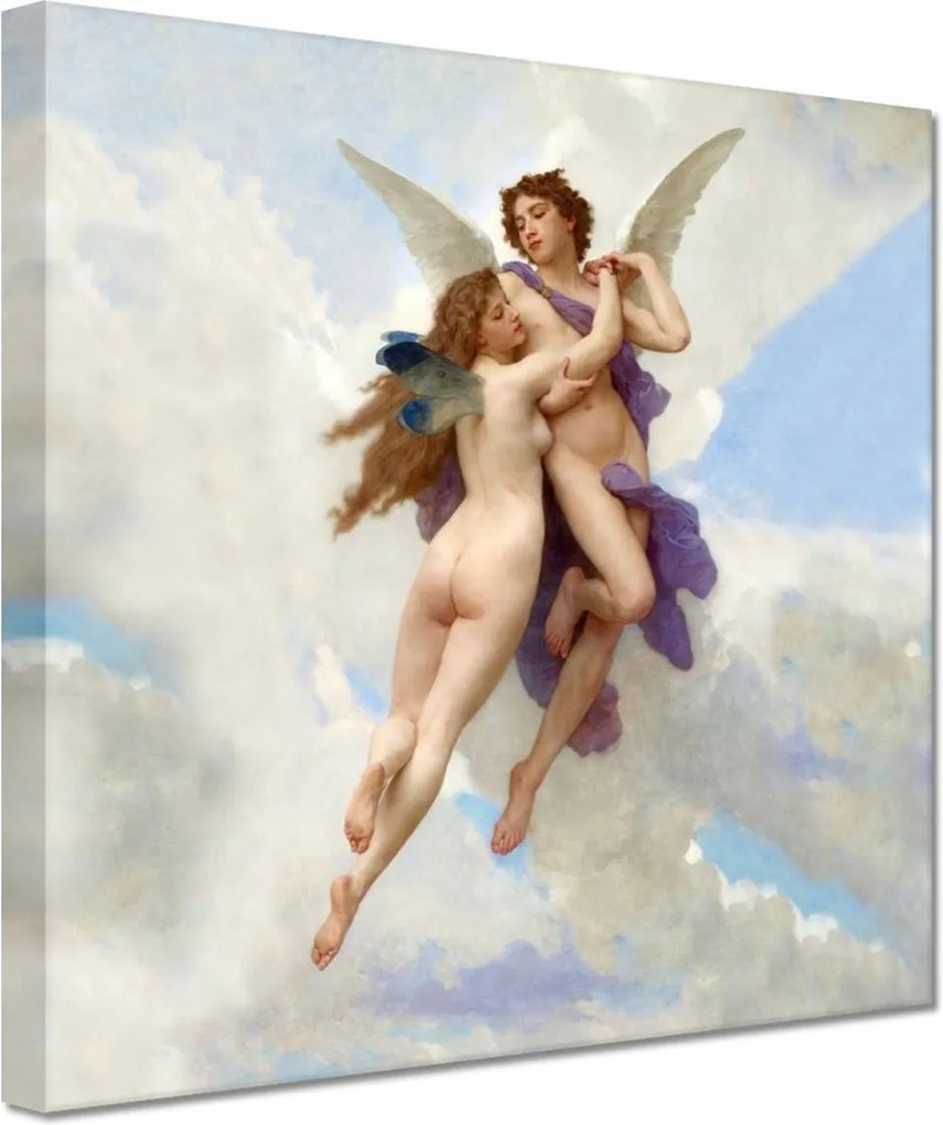 Vászonkép 20x20 Bouguereau Angyalok Szerelem