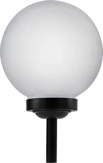 LED napelemes lámpa LED/1,2 V 6500 K 200 mAh Ø 25 cm IP44 fehér/fekete