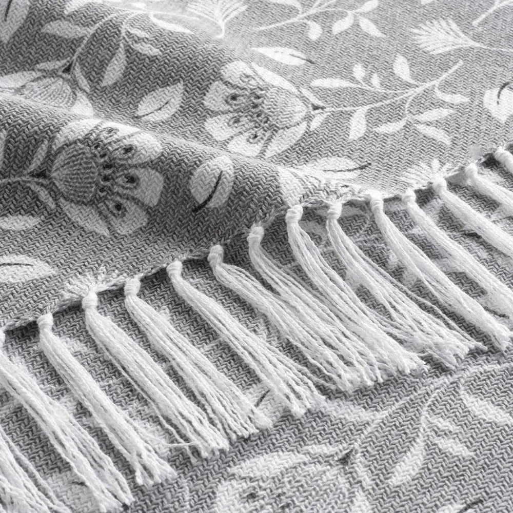 Szürke takaró 125x150 cm Flavie – douceur d'intérieur