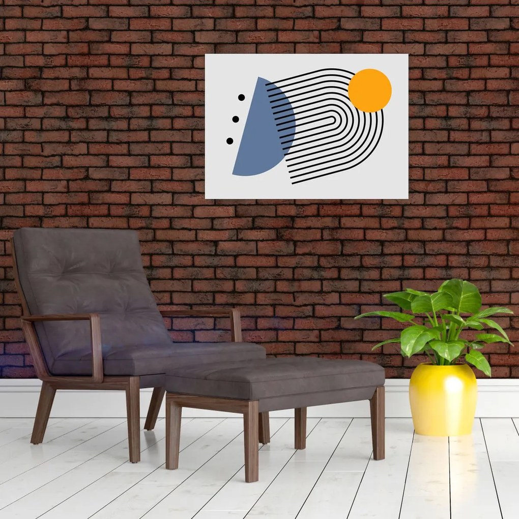 Kép - Minimalista absztrakció N⁰2 (70x50 cm)
