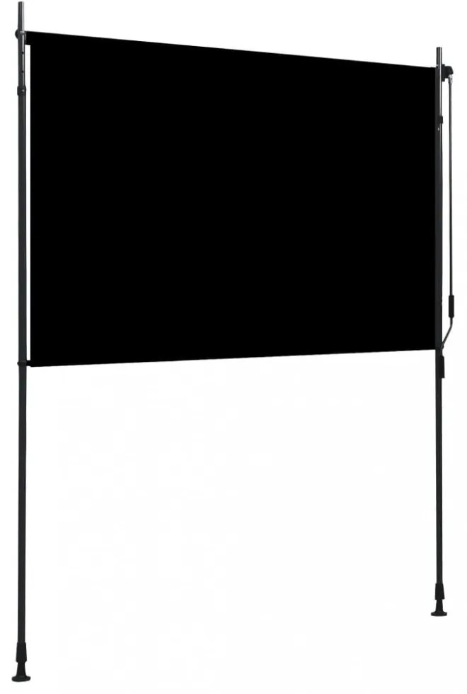 antracitszürke kültéri sötétítő roló 200 x 270 cm