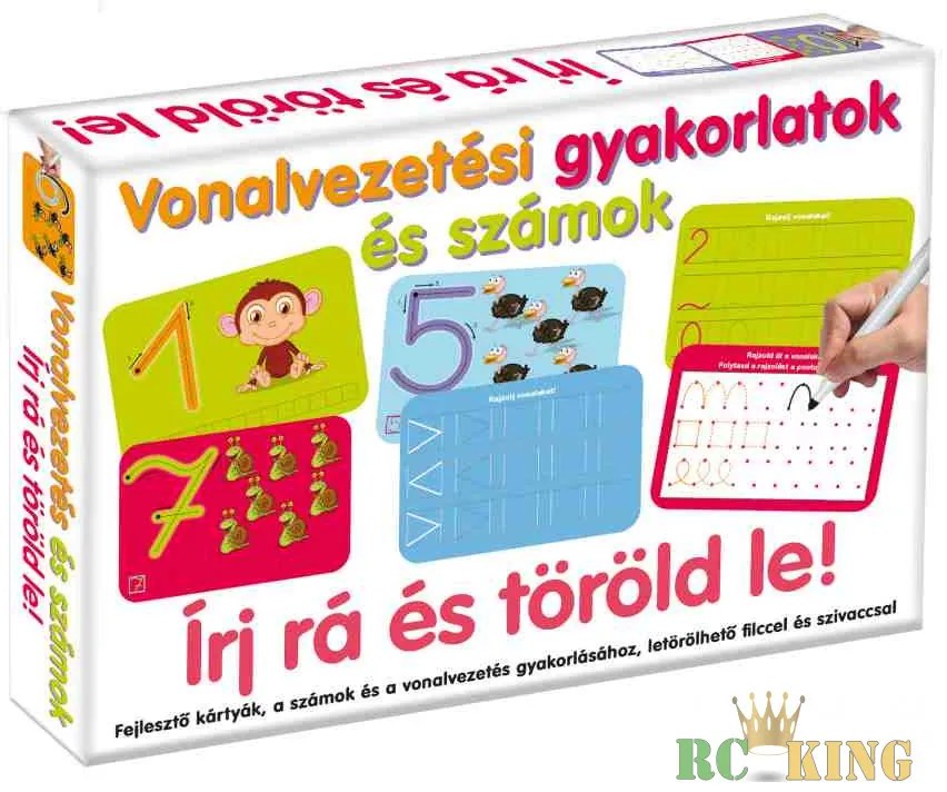 Vonalvezetési gyakorlatok és számok