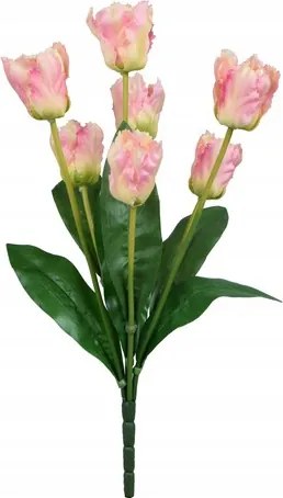 Tulipán rózsaszín csokor váza virágok tavaszra