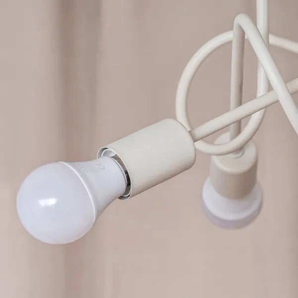 Felületre szerelt csillár OXFORD 3xE27/15W/230V krémszínű