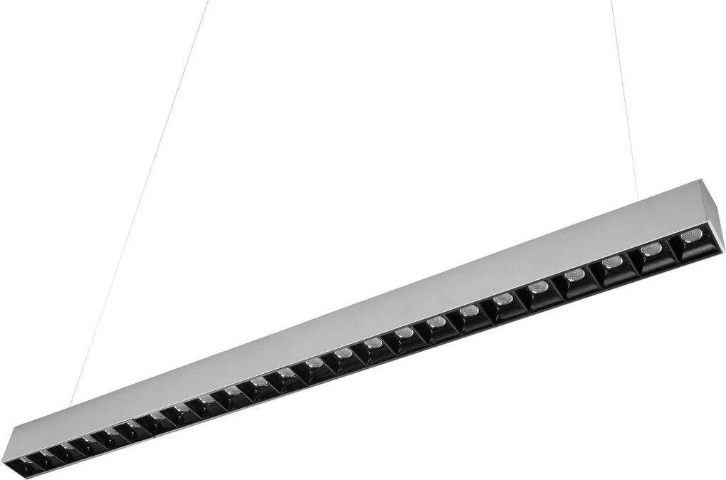 NOVA LUCE 809A-L38RDB-03 SIGMA Modern Led Függesztett Lámpa Szürke LED IP20
