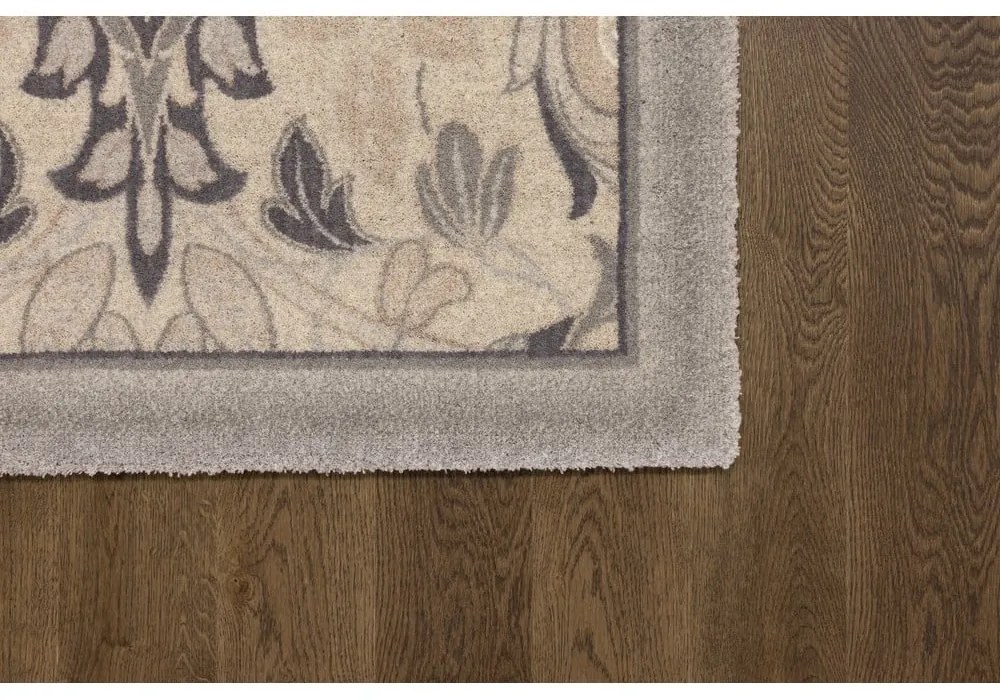 Bézs gyapjú szőnyeg 133x190 cm Archie beige – Agnella