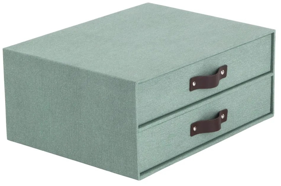 Zöld karton fiókos rendszerező Birger Canvas Paper Laminate – Bigso