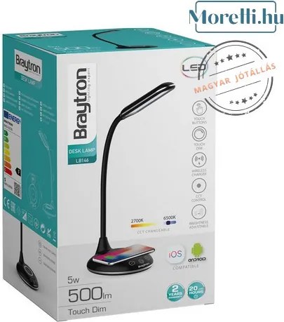 Íróasztali Lámpa Fekete Desk Lamp BRAYTRON BK01-02781