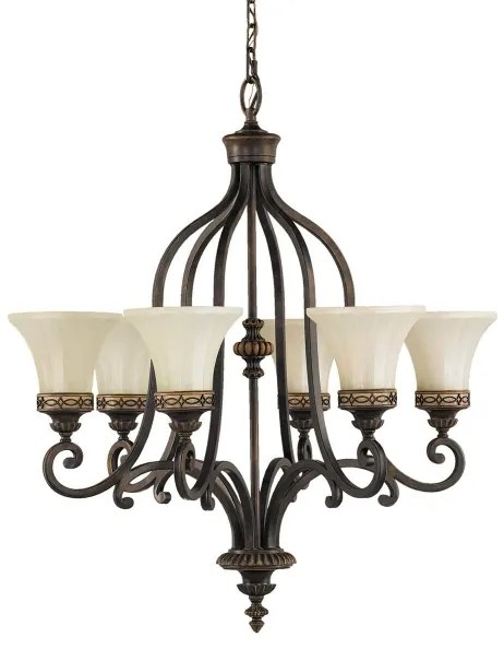 Feiss FE-DRAWING-ROOM6 - Csillár láncon DRAWING ROOM 6xE27/60W/230V