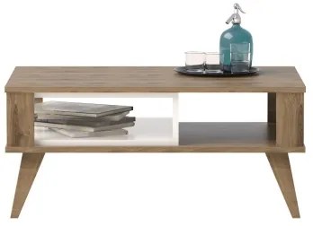 IONIS dohányzóasztal 40x90 cm barna/fehér