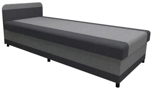 Kárpitozott tárolós heverő TALI 80x202 szürke/antracit