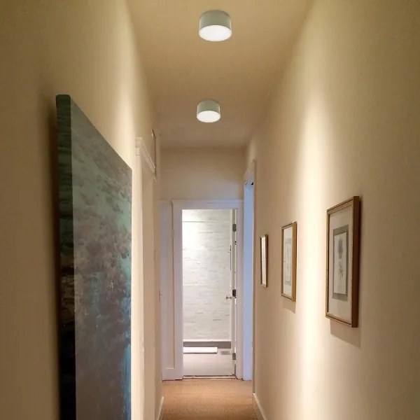 LED2 - LED Mennyezeti lámpa BUTTON LED/17W/230V ezüst