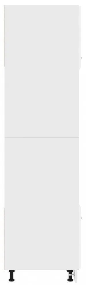 “Lyon” fehér szerelt fa mikrohullámú sütő szekrény