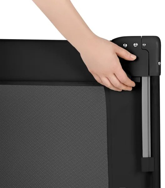 Lionelo - Utazó kiságy 3 az 1-ben ELLEN Fekete karbon