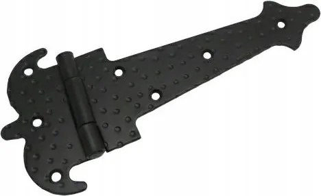 Acél szíjpánt Fekete Dekoratív 200x111mm