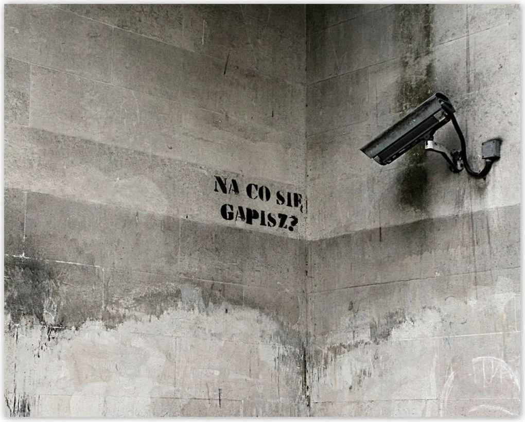 Poszterek 50x40 Banksy Mit bámulsz