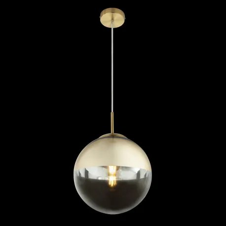 Globo 15856 Függeszték, metál arany, üveg átlátszó,arany, ø: 250, Foglalat típusa:1xE27 60W 230V