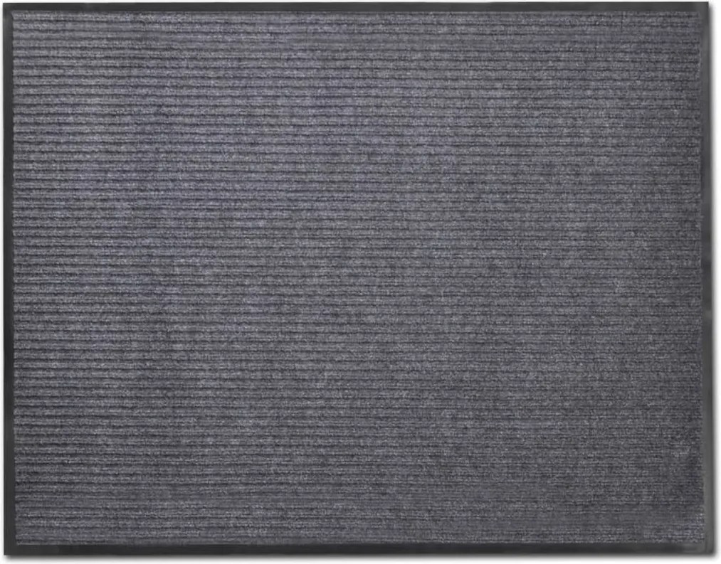 vidaXL szürke PVC lábtörlő 90 x 60 cm