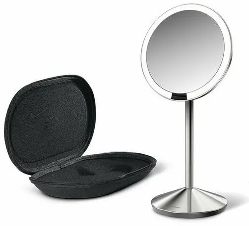 Simplehuman utazó tölthető tükör, átmérő 12 cm