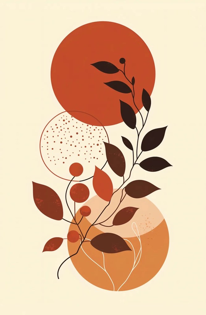 Poszterek nappaliba boho modern 53x81cm P árnyalat