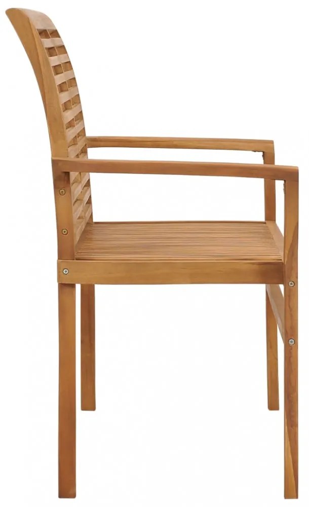tömör tíkfa kerti pad szürke párnával 112 cm