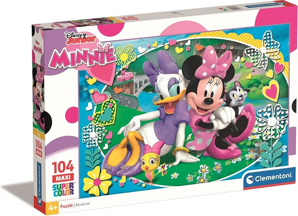 Disney Minnie Daisy 104 db-os maxi puzzle Clementoni