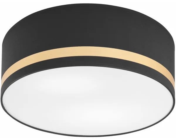 Mennyezeti lámpa SIRJA STRIPE 2xE27/15W/230V átm. 35 cm fekete