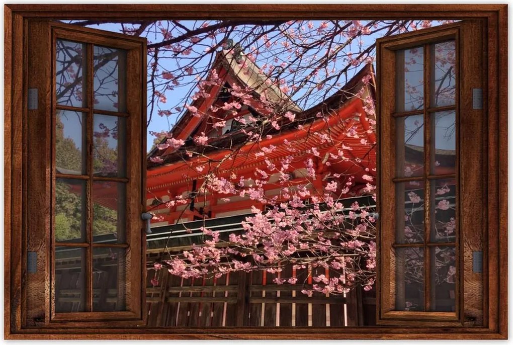 Poszterek 120x80 Japán templom