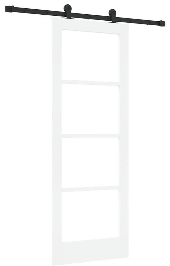 Csúszó Ajtó ORKDAL Fehér 73.5 x 198.5 cm Fa és fém