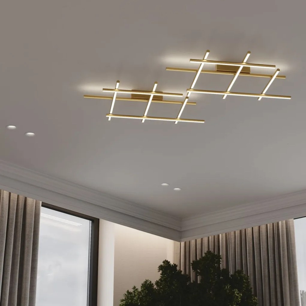 MAYTONI MOD278CL-L50G3K RADIANCE Modern LED Mennyezeti Lámpa Arany LED IP20