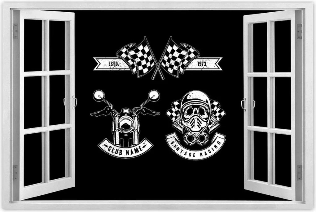 Poszterek 60x40 Motorkerékpáros hangulat