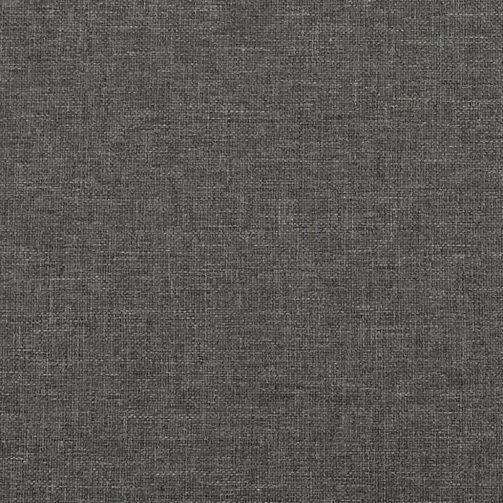 sötétszürke szövet zsebrugós ágymatrac 80 x 200 x 20 cm