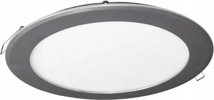 Led süllyesztett lámpatest kerek 18W semleges Boled ezüst 22,5cm