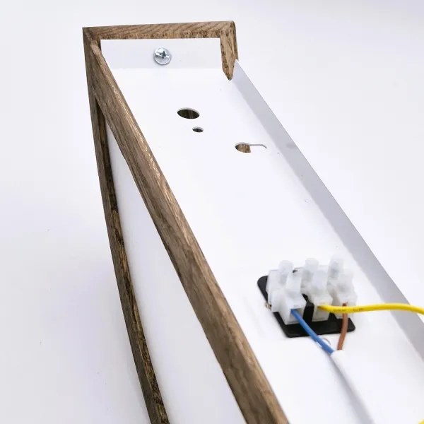 Brilagi - LED fali lámpa CARVALHO 1xE27/60W/230V tölgy-dió