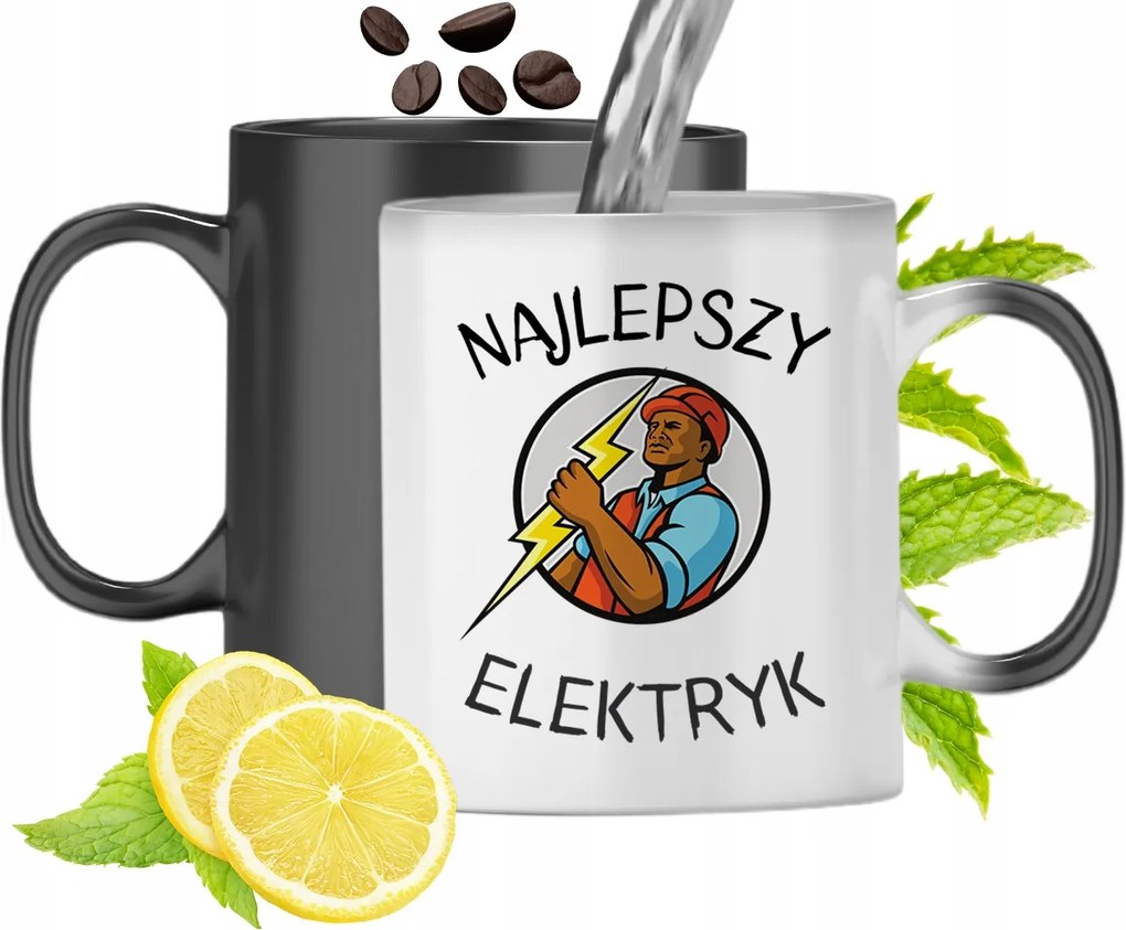 Mágikus Bögre Villanyszerelőknek Színváltós Nyomtatott Fényképpel