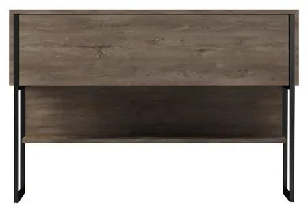 Komód Luxe - Black, Walnut