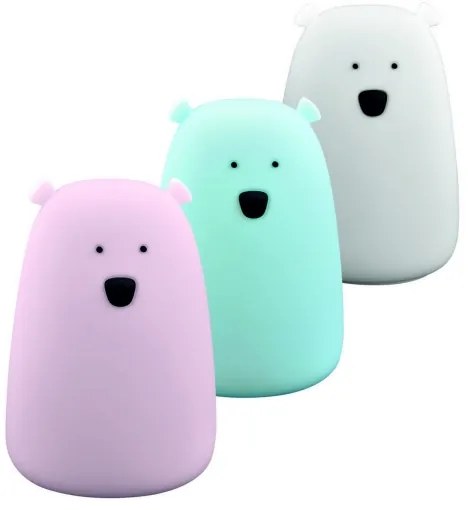 LED RGB gyerek érintős lámpa BEAR LED/0,8W/5V kék