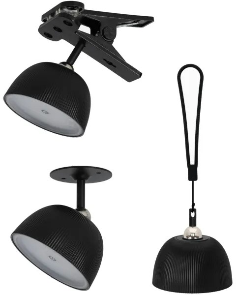 LED Dimmelhető Asztali lámpa tölthető LED/3,5W/5V 3000/4000/6500K fekete