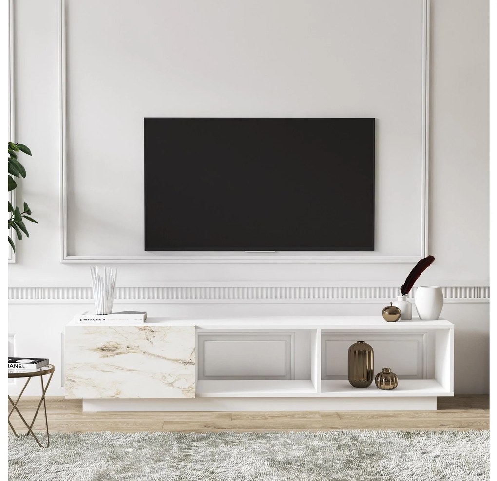TV asztal/Szekrény Leporo (fehér) . 1102258