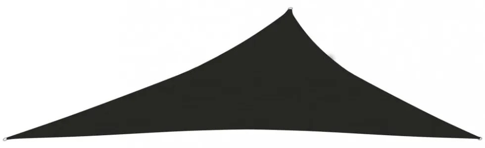 fekete HDPE napvitorla 160 g/m² 3 x 4 x 5 m
