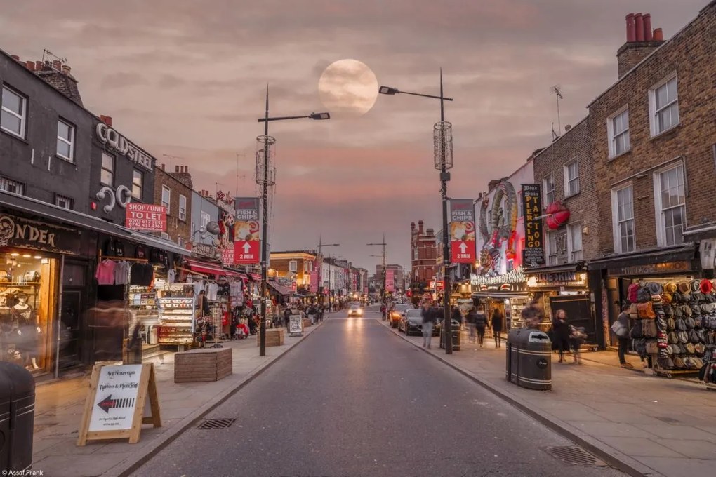 Poszter 30x20cm Camden főutca, Assaf Frank