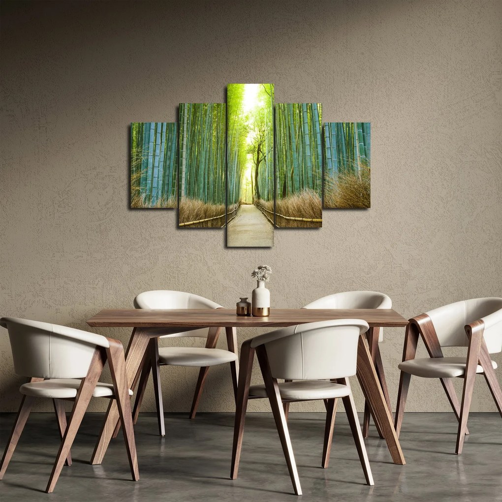 Kép - Bambusz erdő (150x105 cm)