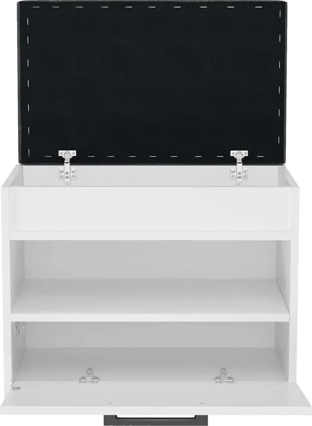 Parma cipősszekrény üléssel és tárolóval, fehér