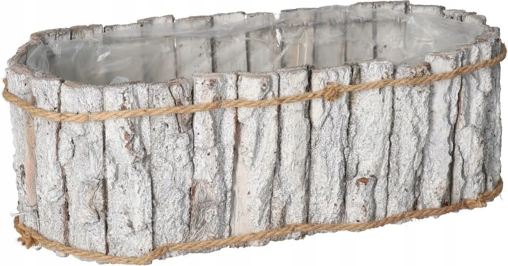 Virágcserép Fedél Fa Kéreg Virágtartó 40CM