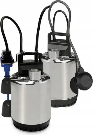 Rozsdamentes acél 1 fázisú vízelvezető szivattyú, Doc 7/A kapcsolóval