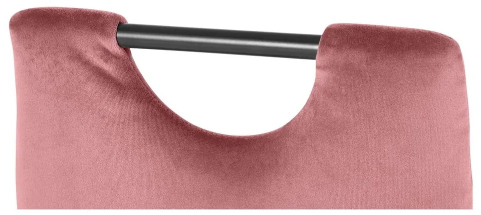 Sötét rózsaszín bársony étkezőszék szett 2 db-os Mandy – Støraa