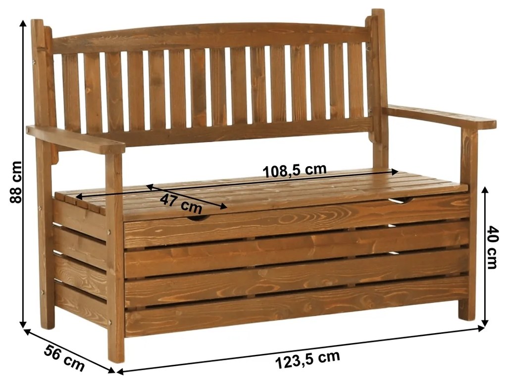 Kerti pad, barna, 123,5 cm, DILKA