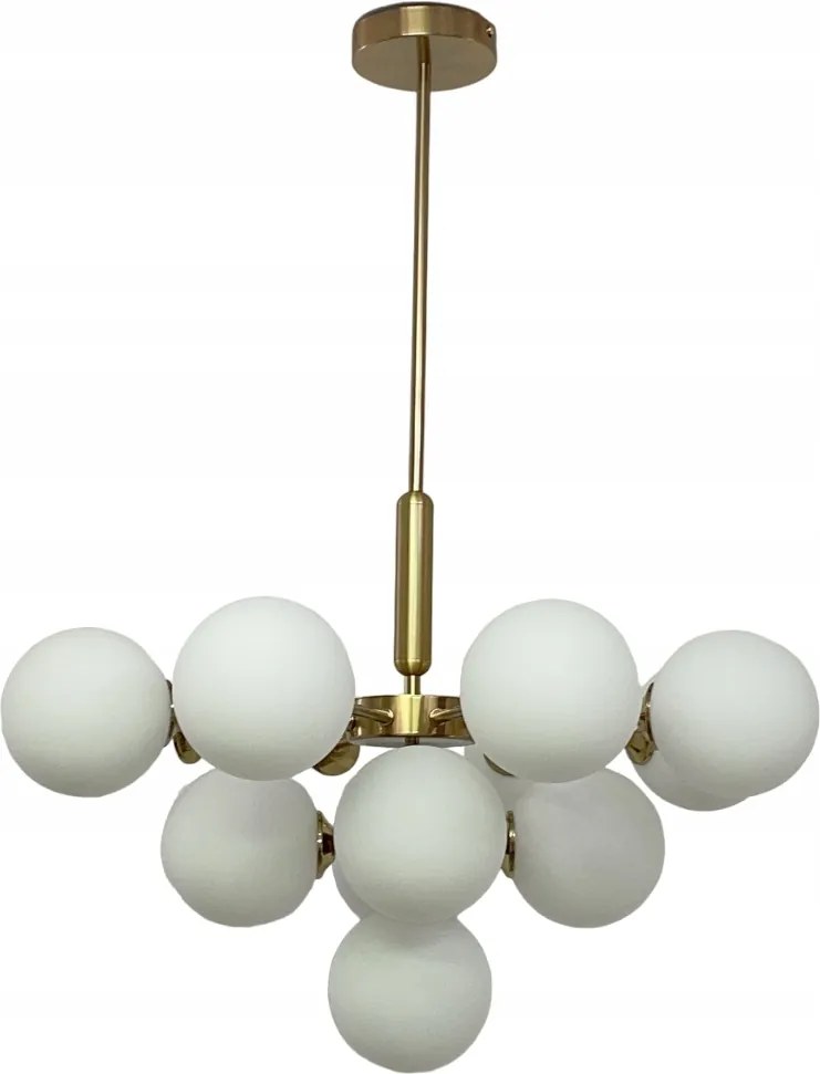 Függő Lámpa Mennyezeti Csillár Gömb arany Modern Led tejüveg