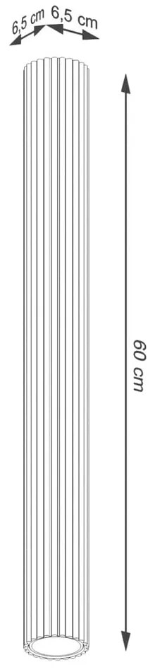 Téglavörös spotlámpa Gleam – Sollux
